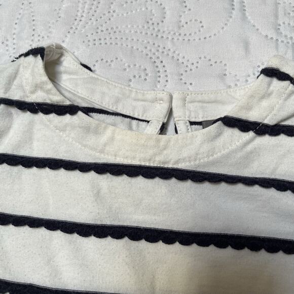 Gap Scalloped Stripe Shirt Size 24m - Picture 3 of 5